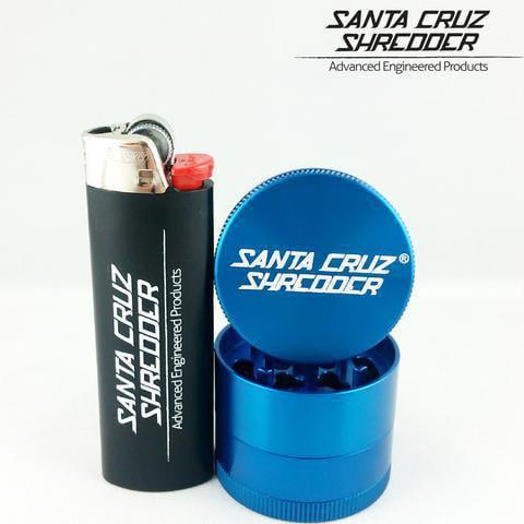 Santa Cruz Shredder Grinder Molinillo Chico 4 piezas Azul Vuelo 420 Smoke Shop Mexico Monterrey