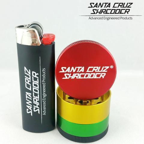 Santa Cruz Shredder Grinder Molinillo Chico 4 piezas Rasta Vuelo 420 Smoke Shop Mexico Monterrey