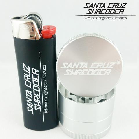 Santa Cruz Shredder Grinder Molinillo Chico 4 piezas Plata Vuelo 420 Smoke Shop Mexico Monterrey