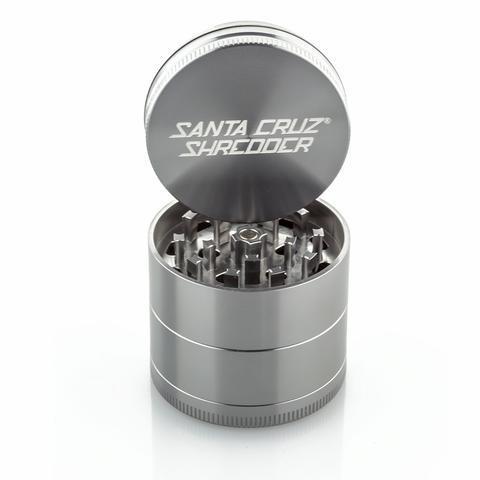 Santa Cruz Shredder Grinder Molinillo Gris 4 piezas Vuelo 420 Smoke Shop Mexico Monterrey