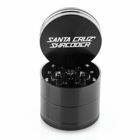 Santa Cruz Shredder Grinder Molinillo Negro 4 piezas Vuelo 420 Smoke Shop Mexico Monterrey