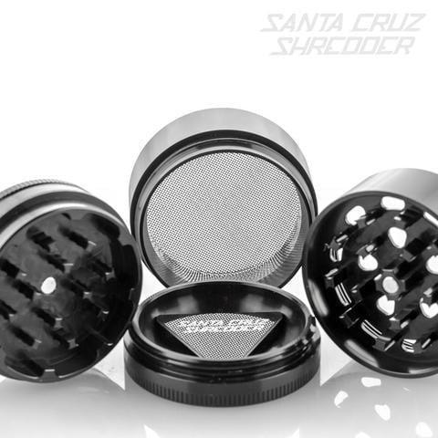 Santa Cruz Shredder Grinder Molinillo Negro 4 piezas Vuelo 420 Smoke Shop Mexico Monterrey