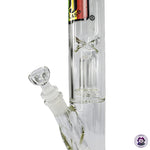 TJ Glass - 12" Bong Recto con Filtro de Regadera (30.5 cm)-Vuelo 420 Smoke Shop Mexico Monterrey