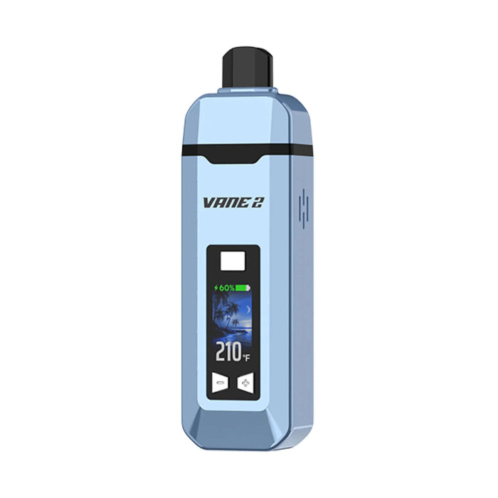 El Yocan Vane 2 en azul es un vaporizador para hierbas secas (cannabis) 