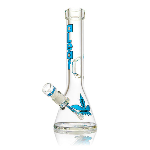 aLeaf Spec Head de 14 pulgadas (35.5 cm) - Bong de vidrio estilo Beaker con Ice Pinch 