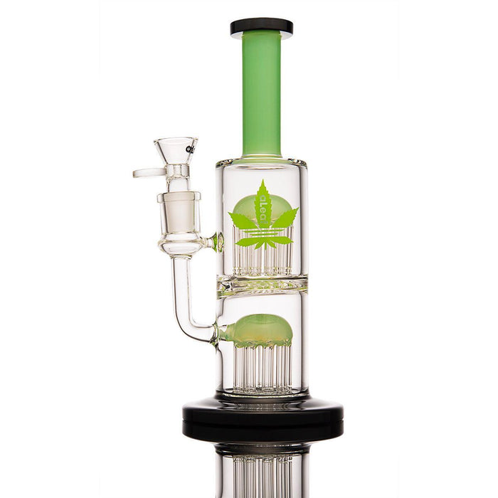 aLeaf The Double Tree de 11 pulgadas - Bong de Vidrio con Doble Percolador de Árbol e Ice Catcher