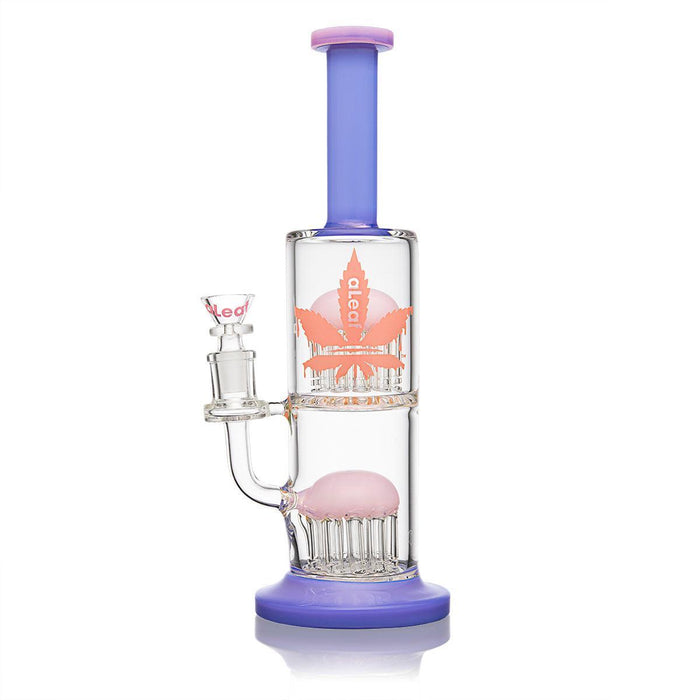aLeaf The Double Tree de 11 pulgadas - Bong de Vidrio con Doble Percolador de Árbol e Ice Catcher