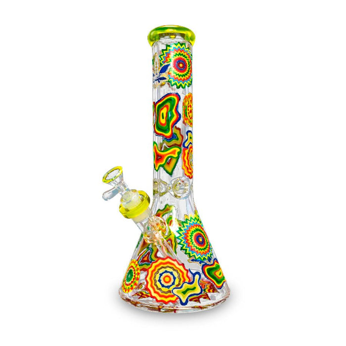 aLeaf The Dreamer - 14" Bong Beaker de Diseñador con Arte Full-Body (35.5 cm)