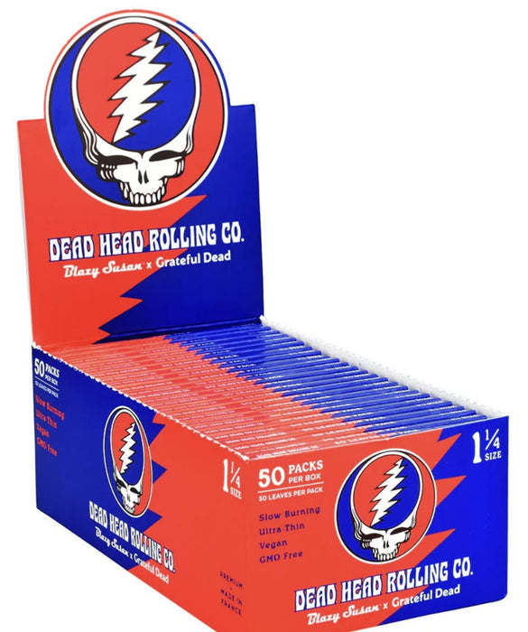 Papeles Blazy Susan x Grateful Dead – 1¼ – Vuelo 420 Smoke Shop México