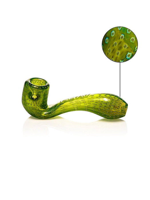Pipa Grav Labs Mini Sherlock Bubble Trap 4" de Vidrio – Verde – Vuelo 420 Smoke Shop México