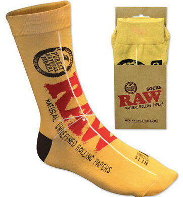 Calcetines RAW Amarillos – Vuelo 420 Smoke Shop México