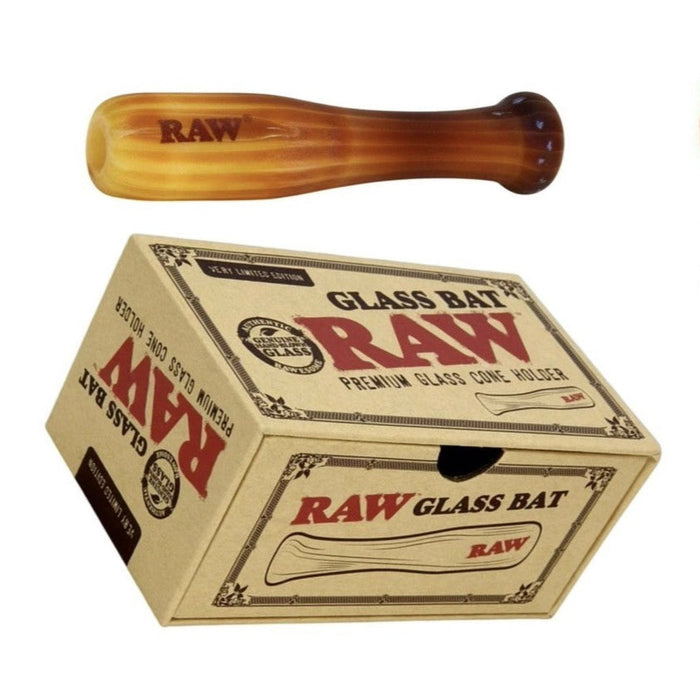 Porta Conos de Vidrio RAW (Bate, Hongo, Helado, Botella y Bastón) – Bate – Vuelo 420 Smoke Shop México