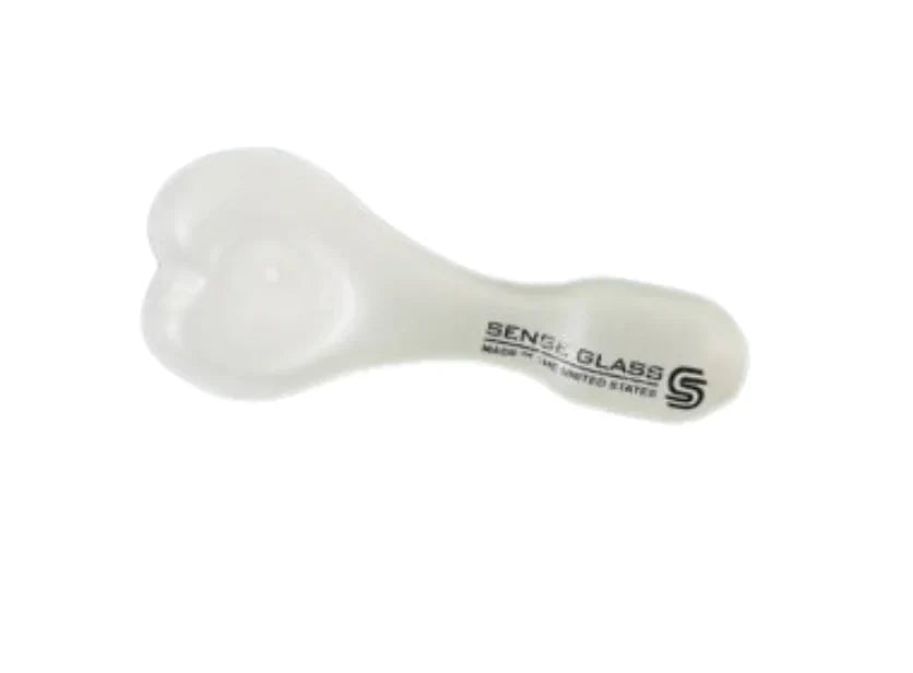 Pipa Sense Glass Corazón Sandblasted de Vidrio – Vuelo 420 Smoke Shop México